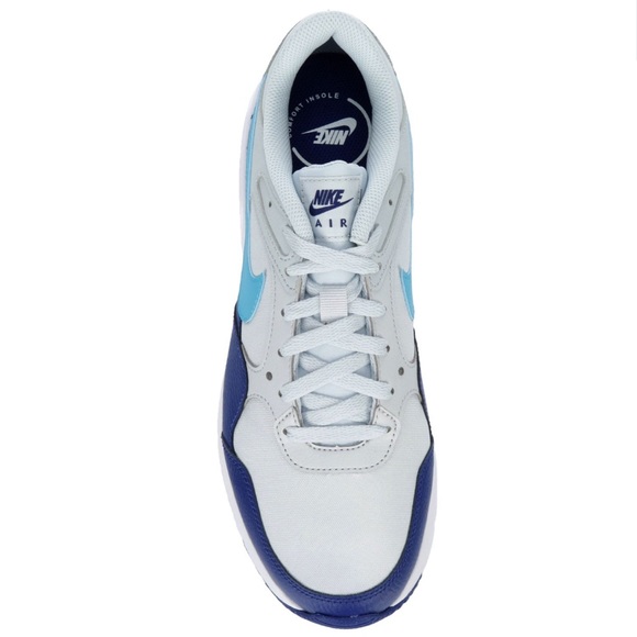 Nike Air Max SC Light Gray/Navy/Aqua Men’s Athletic Gym Training Shoes - Picture 4 of 6
